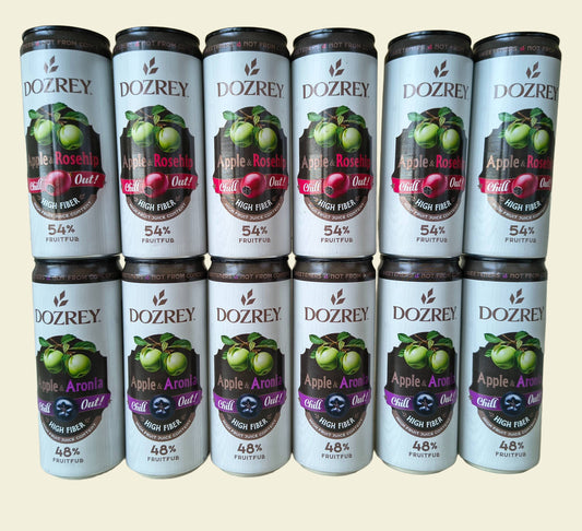 Dvojité balení Chill Out s příchutí šípků a aronie - 12 ks (330 ml)