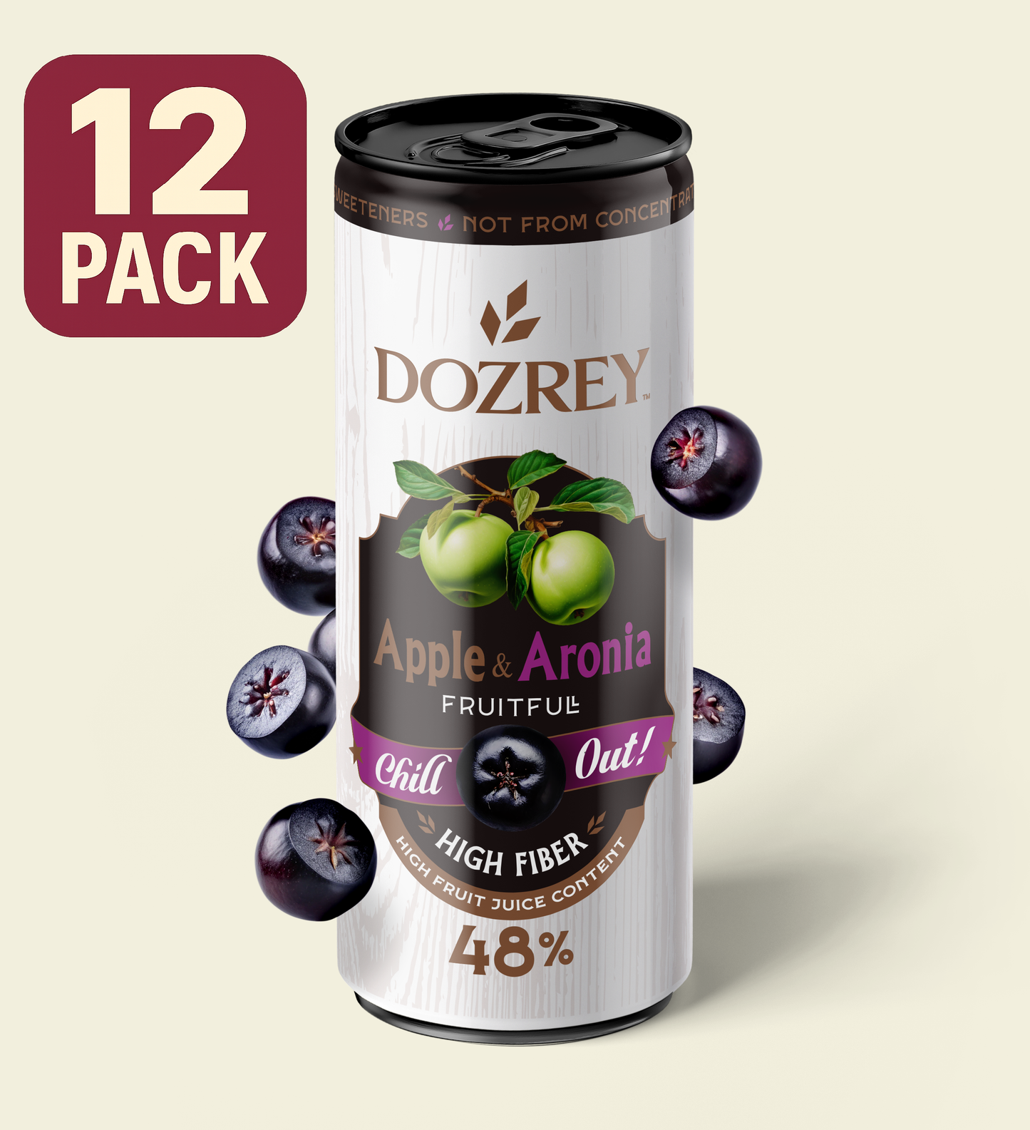 Jablko a aronie Chill Out - 12 ks (330ml)